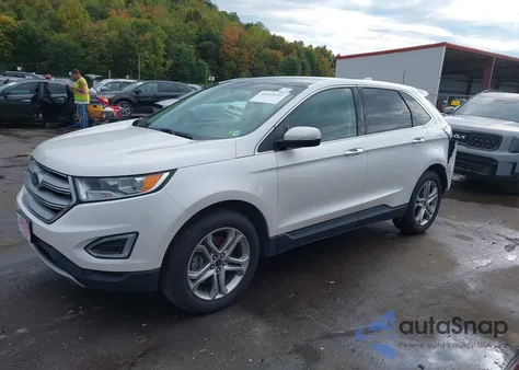 2015 Ford Edge Titanium из США, поврежденный, VIN 2FMTK4K85FBB47838